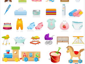 精美兒童玩具圖標(biāo)與嬰幼兒用品CDR模板資源推薦